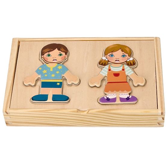 Gioco magnetico di vestizione Bambini del mondo