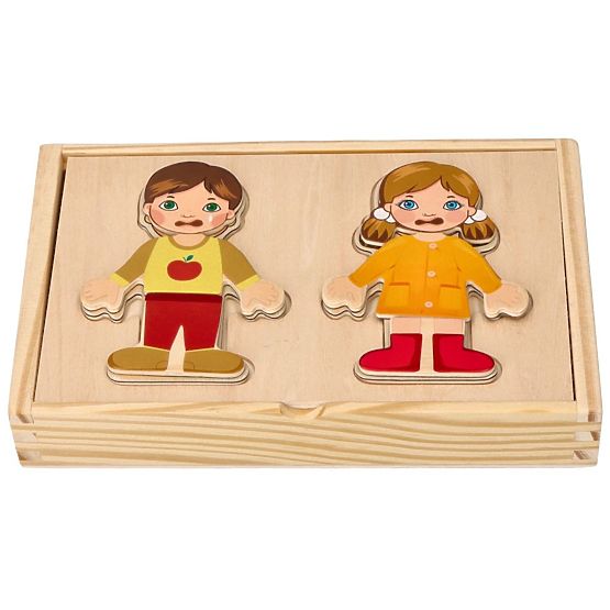 Gioco magnetico di vestizione Bambini del mondo