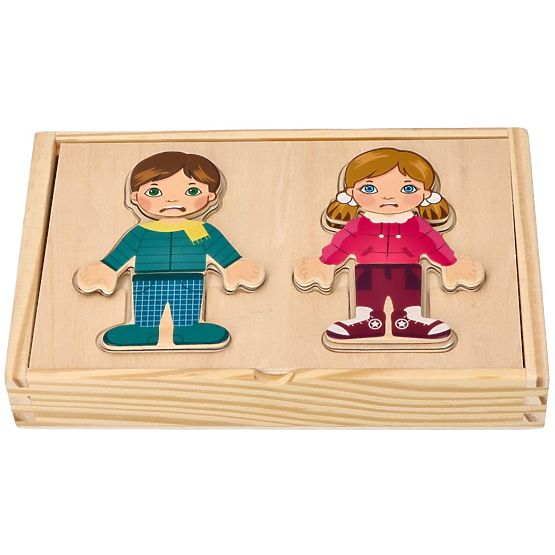 Gioco magnetico di vestizione Bambini del mondo