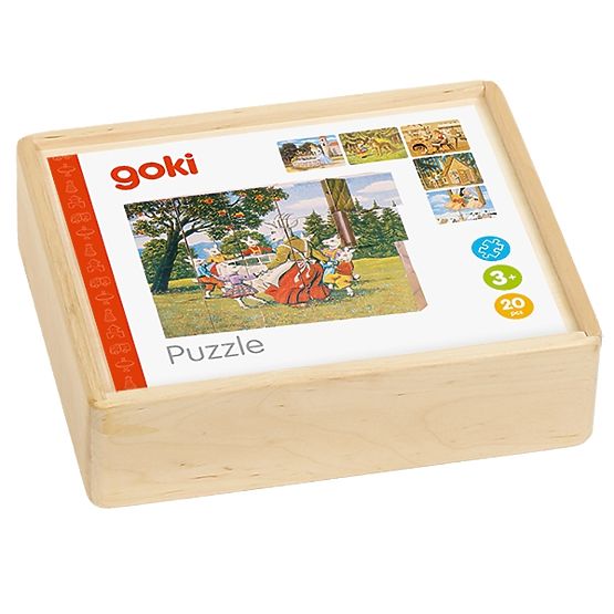 Goki Blocchi di Legno Fiabe 20 pz
