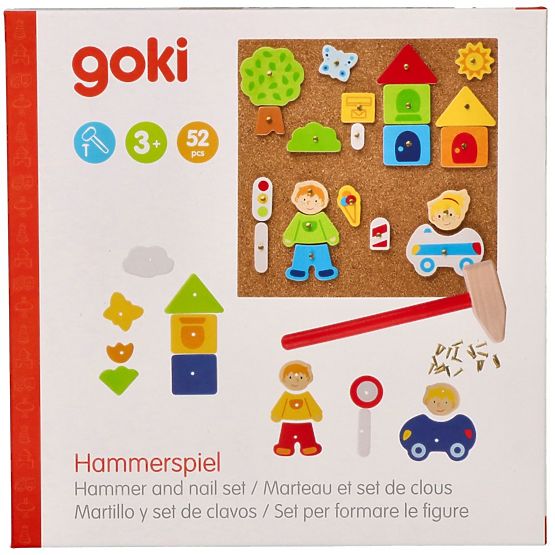 Goki gioco a martellare in sughero Città