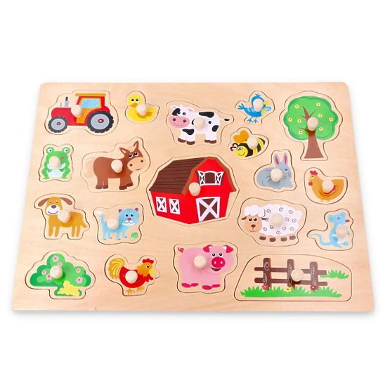 Grande puzzle in legno In campagna