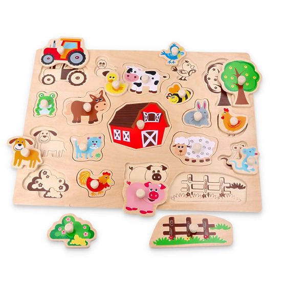 Grande puzzle in legno In campagna
