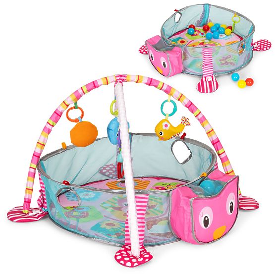 Grande tappetino educativo 3 in 1 recinto 30 palline 0+ ECOTOYS