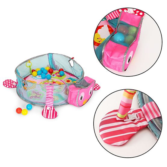 Grande tappetino educativo 3 in 1 recinto 30 palline 0+ ECOTOYS