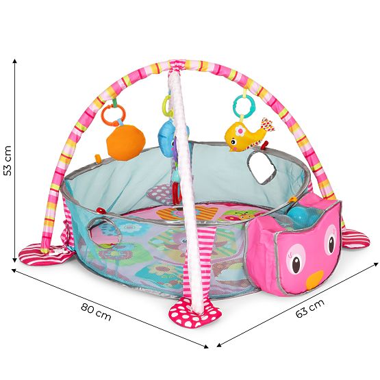 Grande tappetino educativo 3 in 1 recinto 30 palline 0+ ECOTOYS