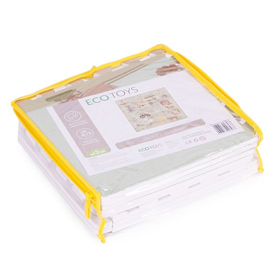 Grande tappetino in schiuma EVA per bambini fattoria 90,5x90,5 cm 21 pezzi ECOTOYS