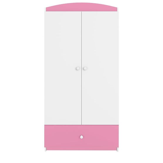 Ourbaby armadio - rosa e bianco