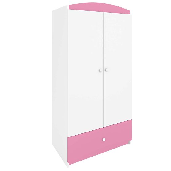 Ourbaby armadio - rosa e bianco