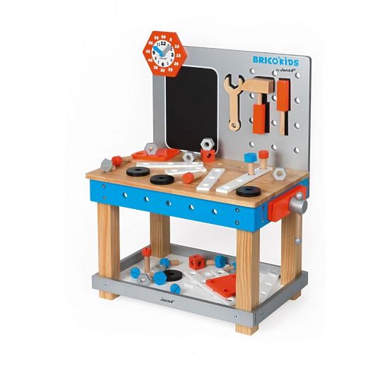 Janod BricoKids Laboratorio per bambini con strumenti 40 pz