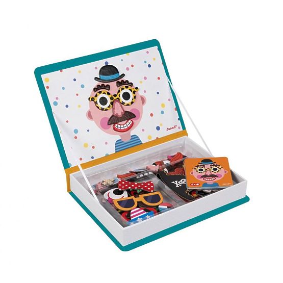 Janod Magnetibook Facce divertenti ragazzi