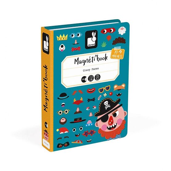 Janod Magnetibook Facce divertenti ragazzi
