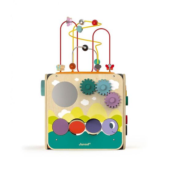 Janod Multifunzione Cubo Attivo con labirinto motorio - grande