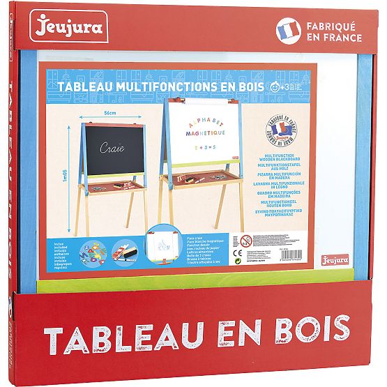 Jeujura Lavagna multiattività in legno 56x43 cm con accessori