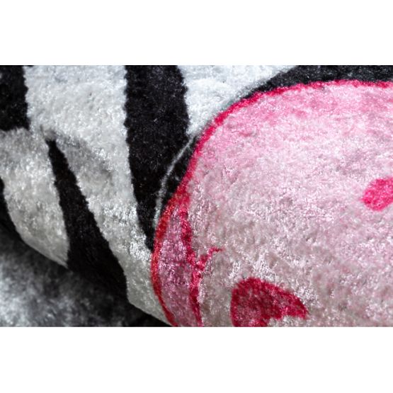 JUNIOR 51595.801 tappeto rotondo Animali, Africa per bambini antiscivolo - grigio