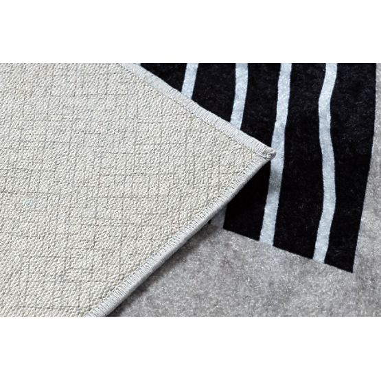 JUNIOR 51974.802 tappetino lavabile Orsi, animali per bambini antiscivolo - grigio