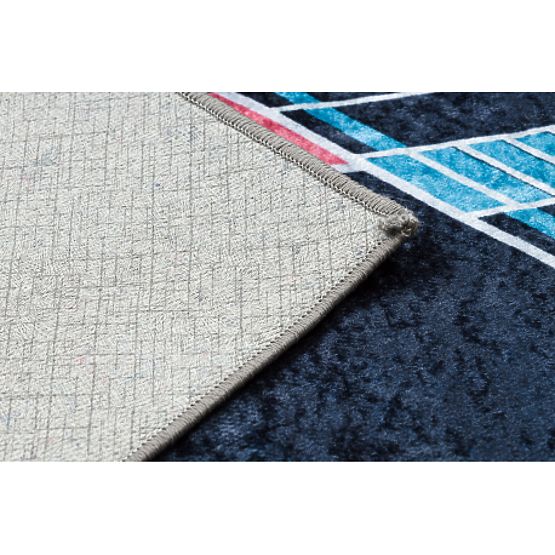 JUNIOR 52069.801 tappetino lavabile Razzo Spaziale per bambini antiscivolo - nero