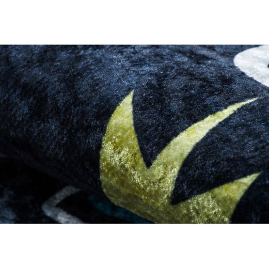 JUNIOR 52069.801 tappetino lavabile Razzo Spaziale per bambini antiscivolo - nero