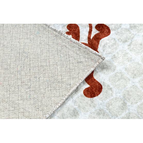 JUNIOR 52104.801 tappetino lavabile Safari, animali per bambini antiscivolo - grigio