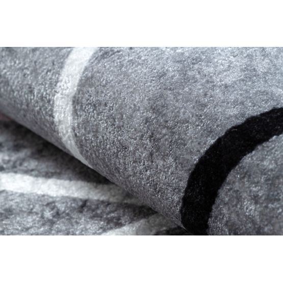 JUNIOR 52106.801 tappetino lavabile Alfabeto per bambini antiscivolo - grigio