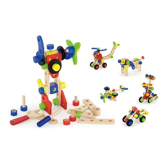 Kit di costruzione in legno - 68 pezzi