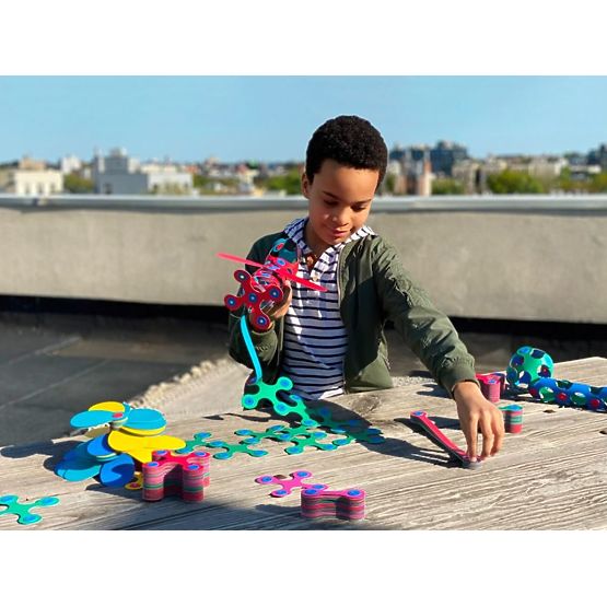 Kit magnetico flessibile Clixo, 42 pz - Arcobaleno