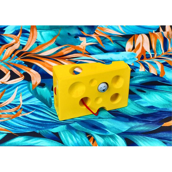 Labirinto intrecciato - formaggio giallo per topolino