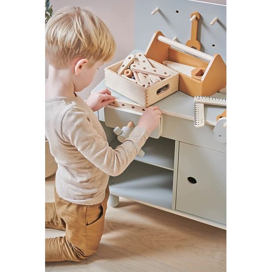 Laboratorio in legno nordico - grigio