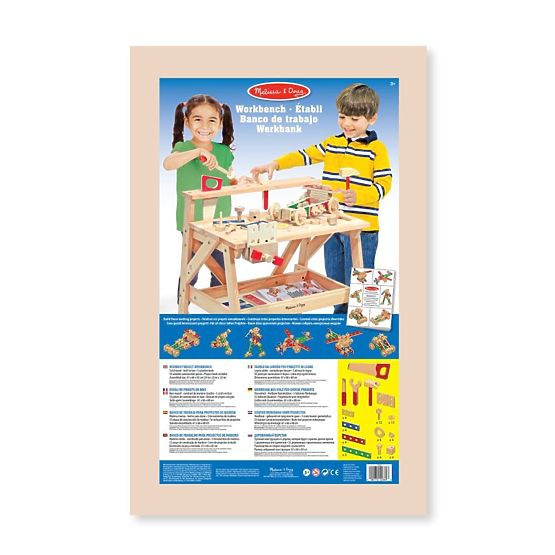 Laboratorio in legno per fai da te e kit 2 in 1
