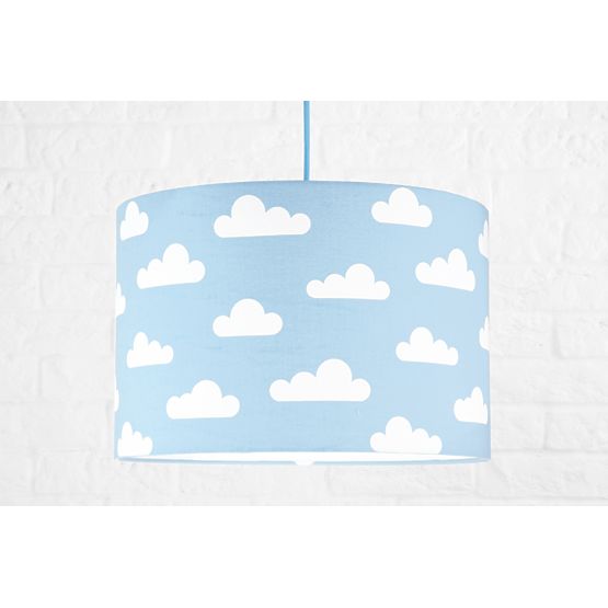 Lampada a sospensione in tessuto Clouds - blu