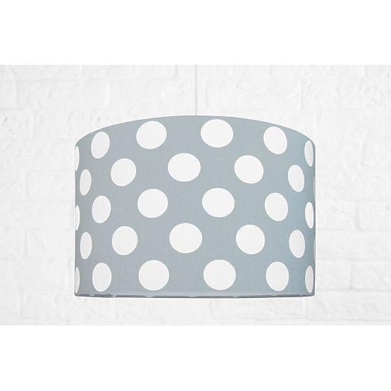 Lampada a sospensione in tessuto Pois - grigio