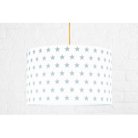 Lampada a sospensione in tessuto Stars - grigia