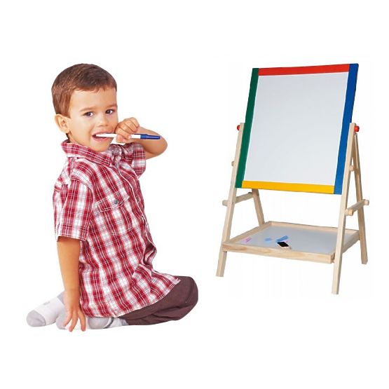Lavagna bifacciale a gesso e magnetica