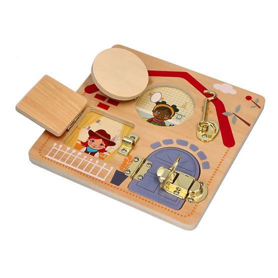 Lavagna educativa con serrature - Bambini del mondo