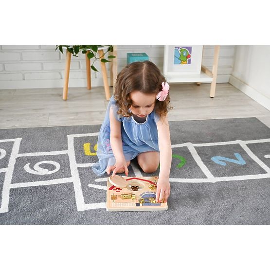 Lavagna educativa con serrature - Bambini del mondo