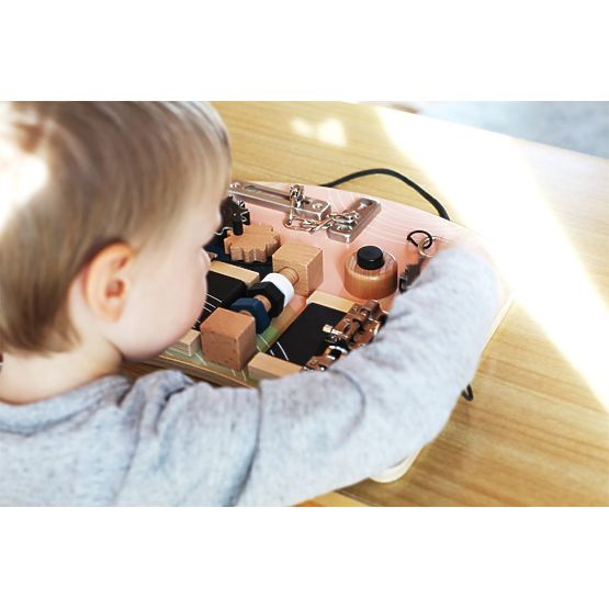 Lavagna educativa serrature e bottoni