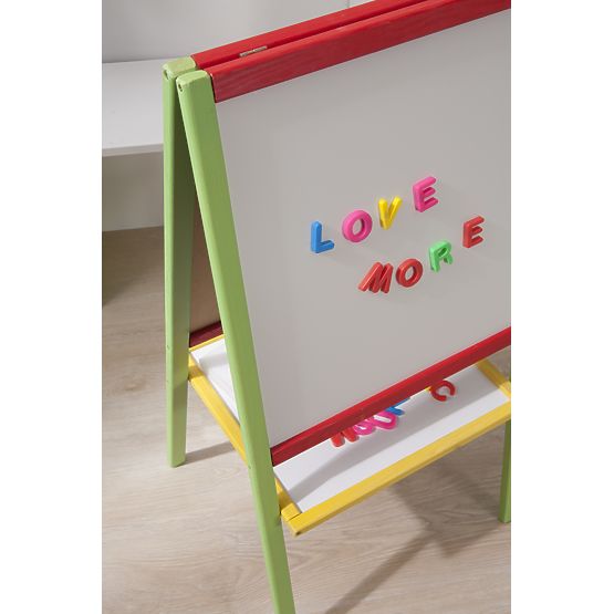 Lavagna magnetica in legno per bambini