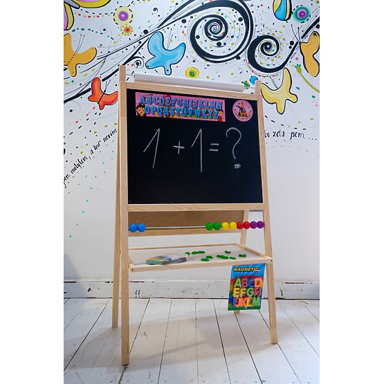 Lavagna magnetica per bambini 4in1