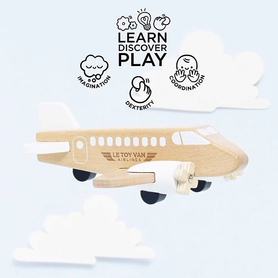Le Toy Van Aereo in Legno