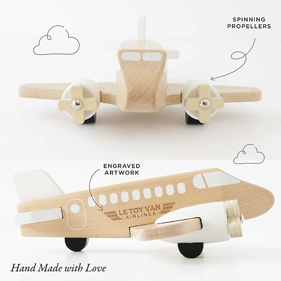 Le Toy Van Aereo in Legno