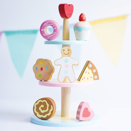 Le Toy Van Alzata a tre piani con dolcetti