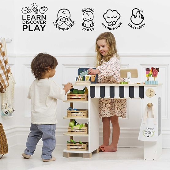Le Toy Van Bancarella con cassa e accessori