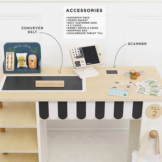 Le Toy Van Bancarella con cassa e accessori