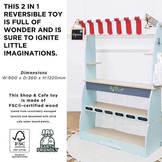 Le Toy Van Banco di Vendita 2 in 1 Honeybake