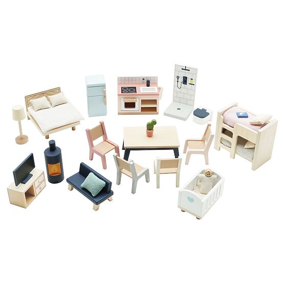 Le Toy Van Mobili Starter Daisylane - set completo per casa delle bambole