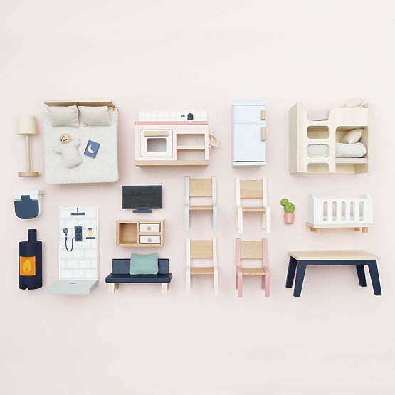 Le Toy Van Mobili Starter Daisylane - set completo per casa delle bambole