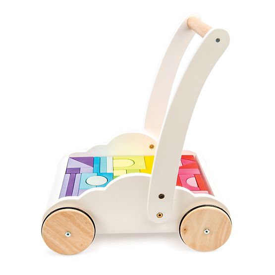 Le Toy Van Petilou Carrello con Blocchi Arcobaleno