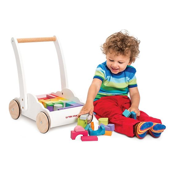 Le Toy Van Petilou Carrello con Blocchi Arcobaleno