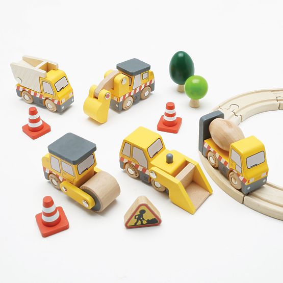 Le Toy Van Set di macchine edili