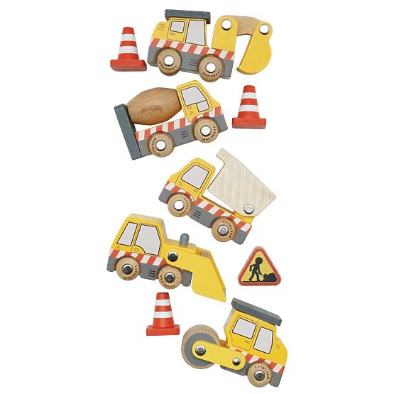Le Toy Van Set di macchine edili